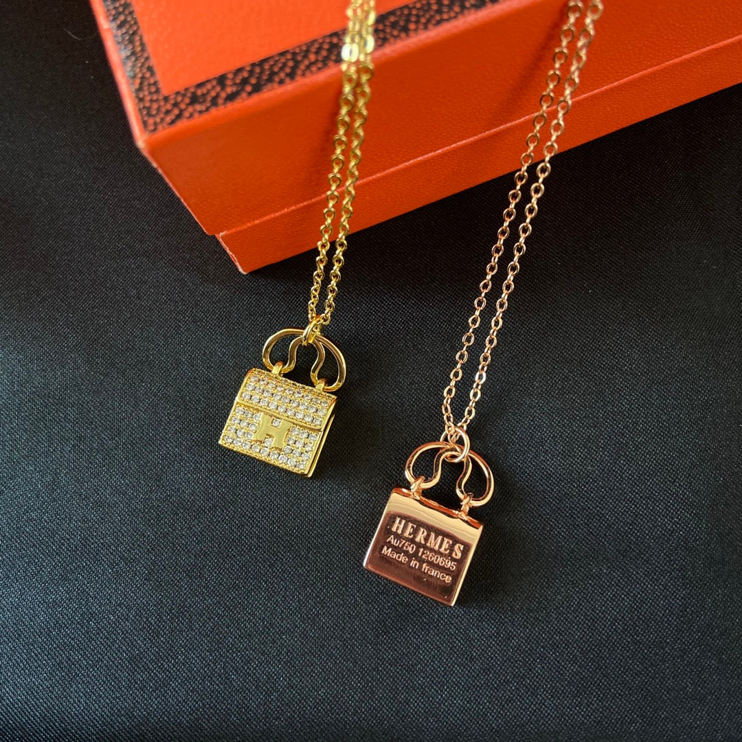 Classic Diamond Tote Necklace