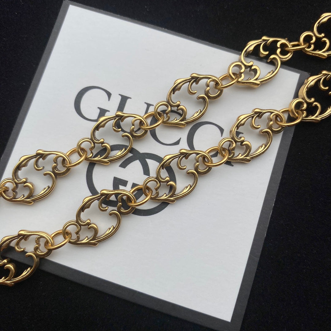 Vintage Colored Diamond Necklace
