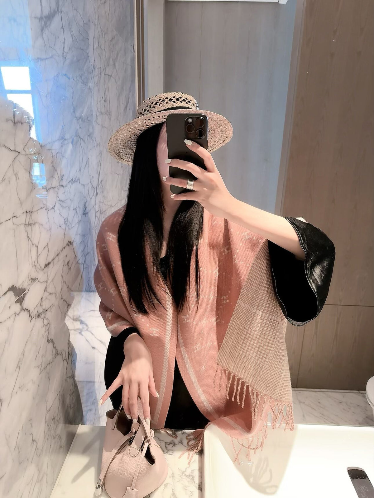 2026 New Double-Sided Carriage Cashmere Scarf Elegant Heritage Style