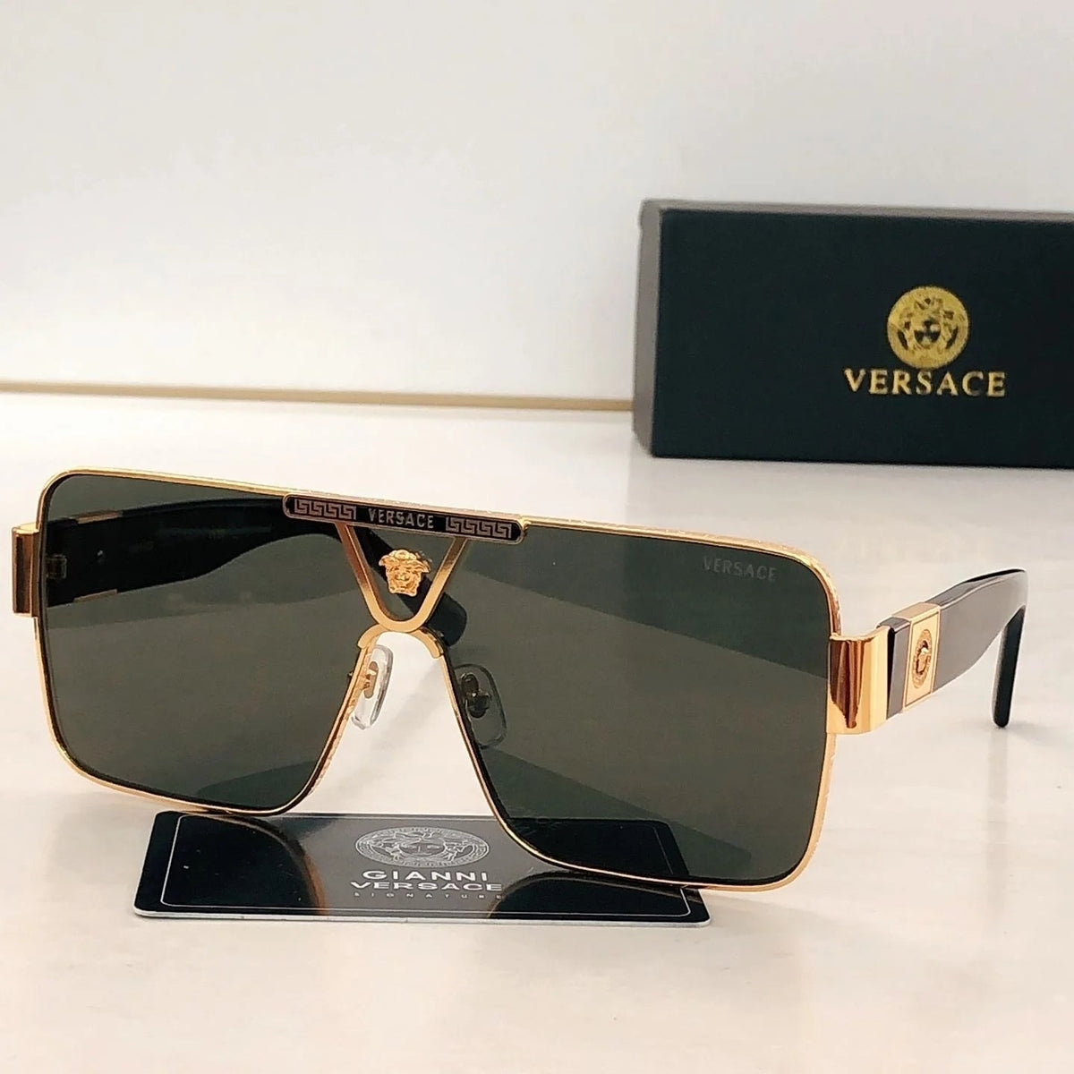 European and American style UV-protective metal sunglasses