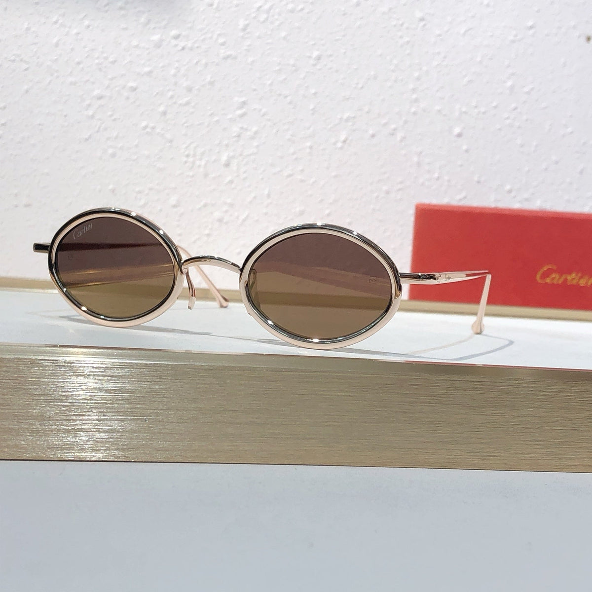 7 Color Vintage Oval Metal Sunglasses CT0649S