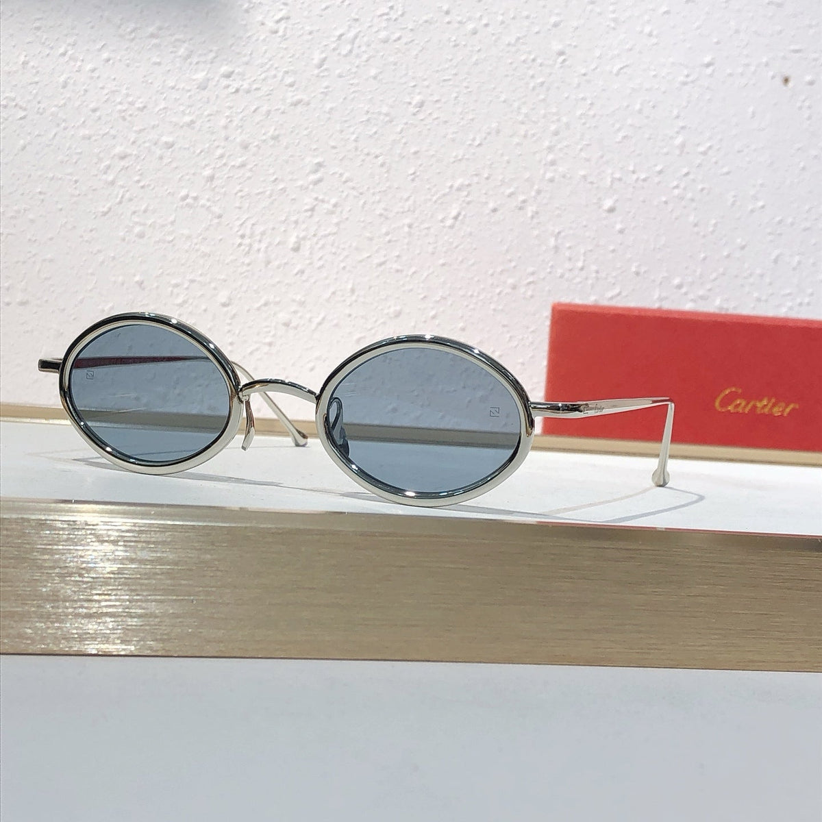 7 Color Vintage Oval Metal Sunglasses CT0649S