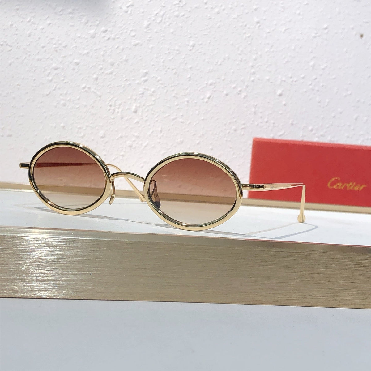 7 Color Vintage Oval Metal Sunglasses CT0649S