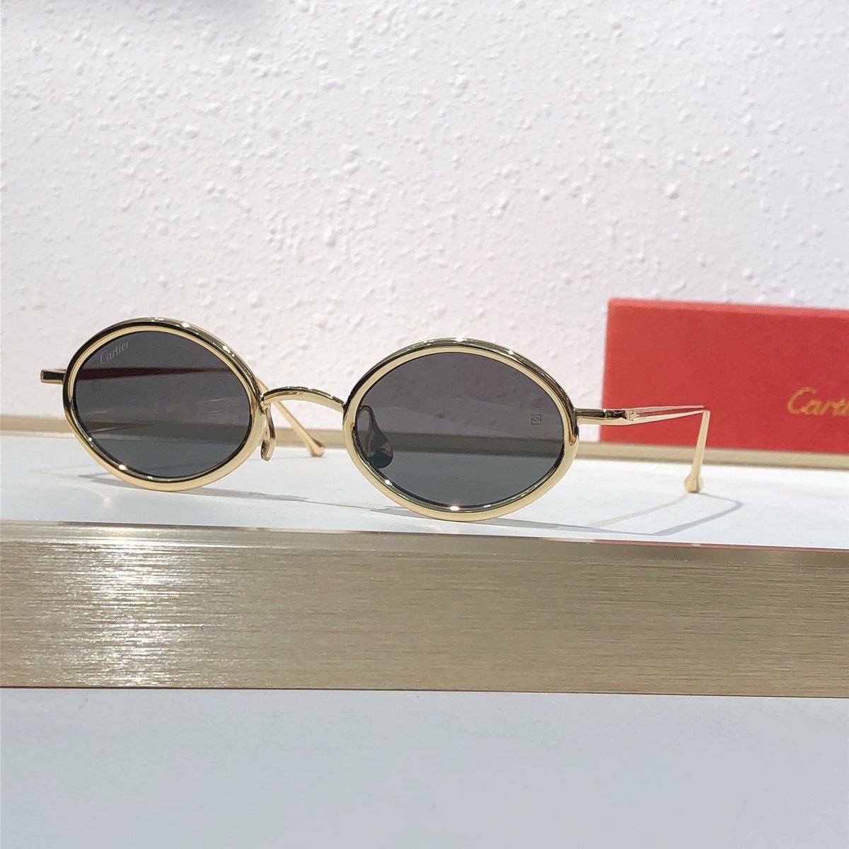 7 Color Vintage Oval Metal Sunglasses CT0649S