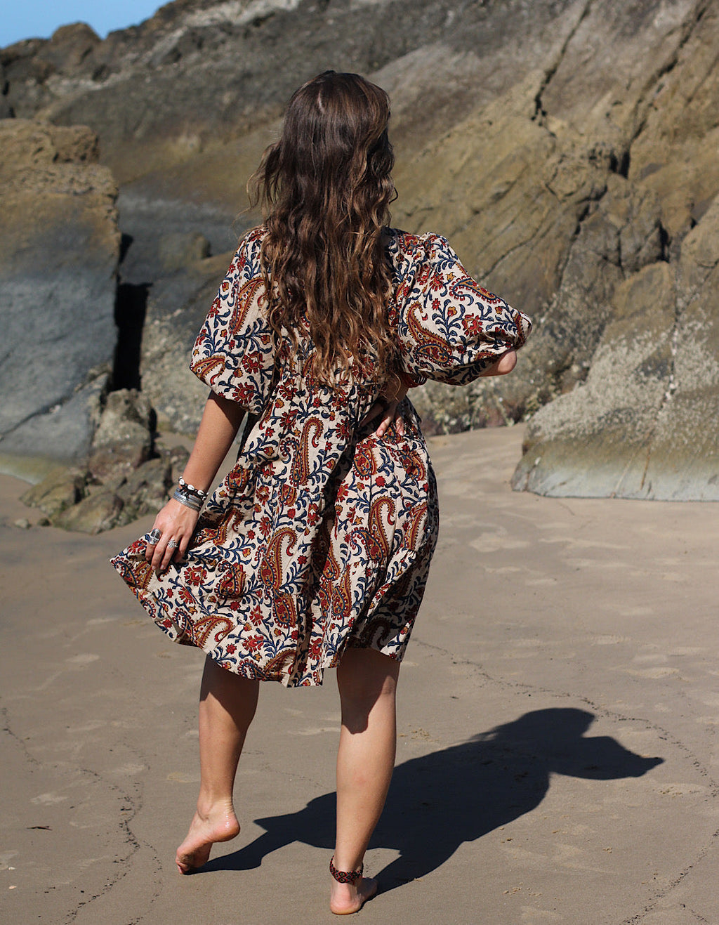 Neera Short Dress in Rani
