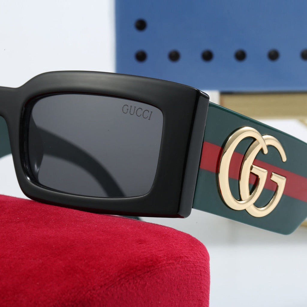 Luxury Cat-Eye Square Frame Sunglasses