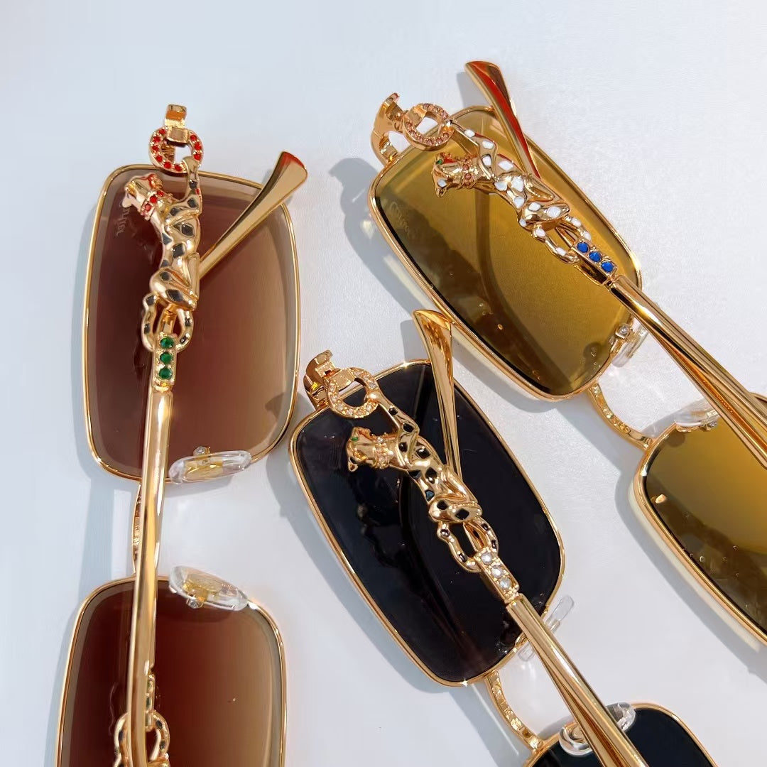 7 Color Diamond Cheetah Sunglasses 20118