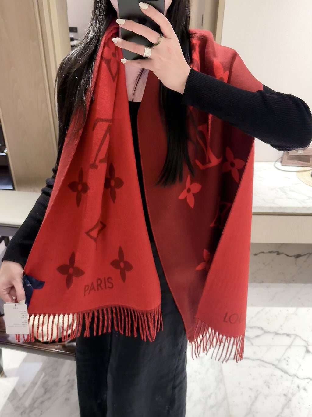 2026 New Oversized Jacquard Cashmere Scarf