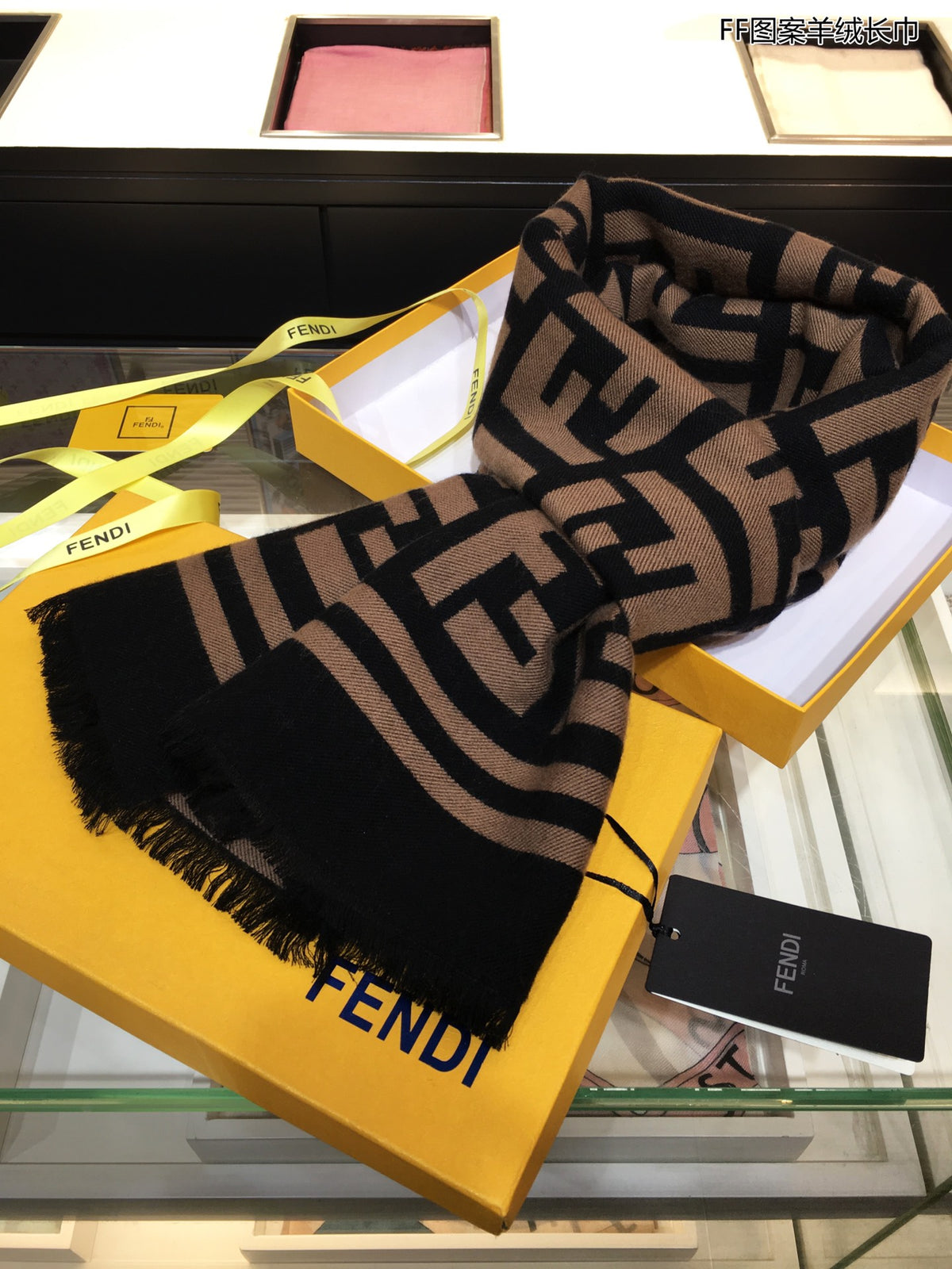 💖✨😘👍 New Geometric Jacquard Wool & Silk Long Scarf 💟