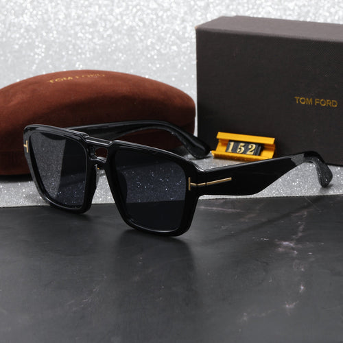 2026 American-style trendy double-bridge high-end sunglasses