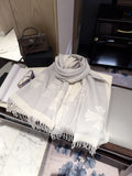 2026 New Gothic Cross Cashmere Scarf – Symmetrical Motif, Streetwear-Inspired Style