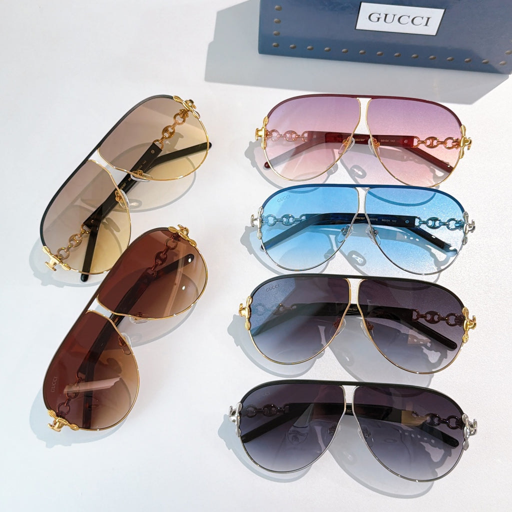 6 Color Rimless Aviator Sunglasses - 2307