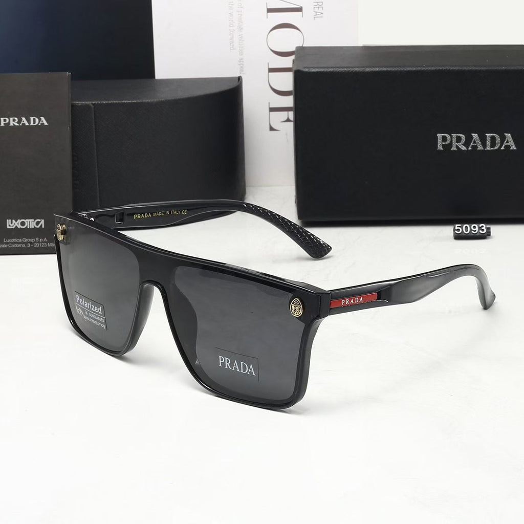Simple oversized sun protection sunglasses 5093