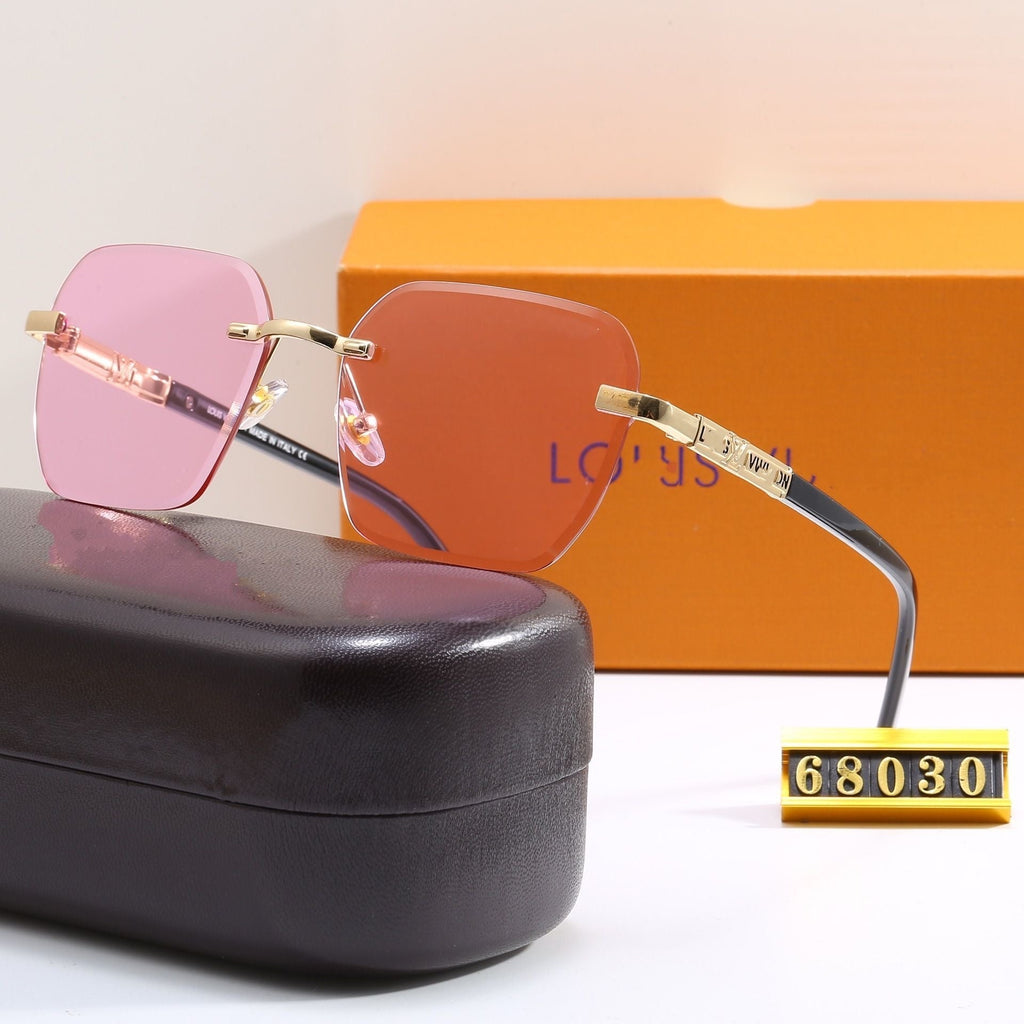 New Square Double Bridge Sunglasses