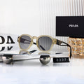 Polarized Sunglasses Personality Rivet Small Round Frame Sunglasses 3337