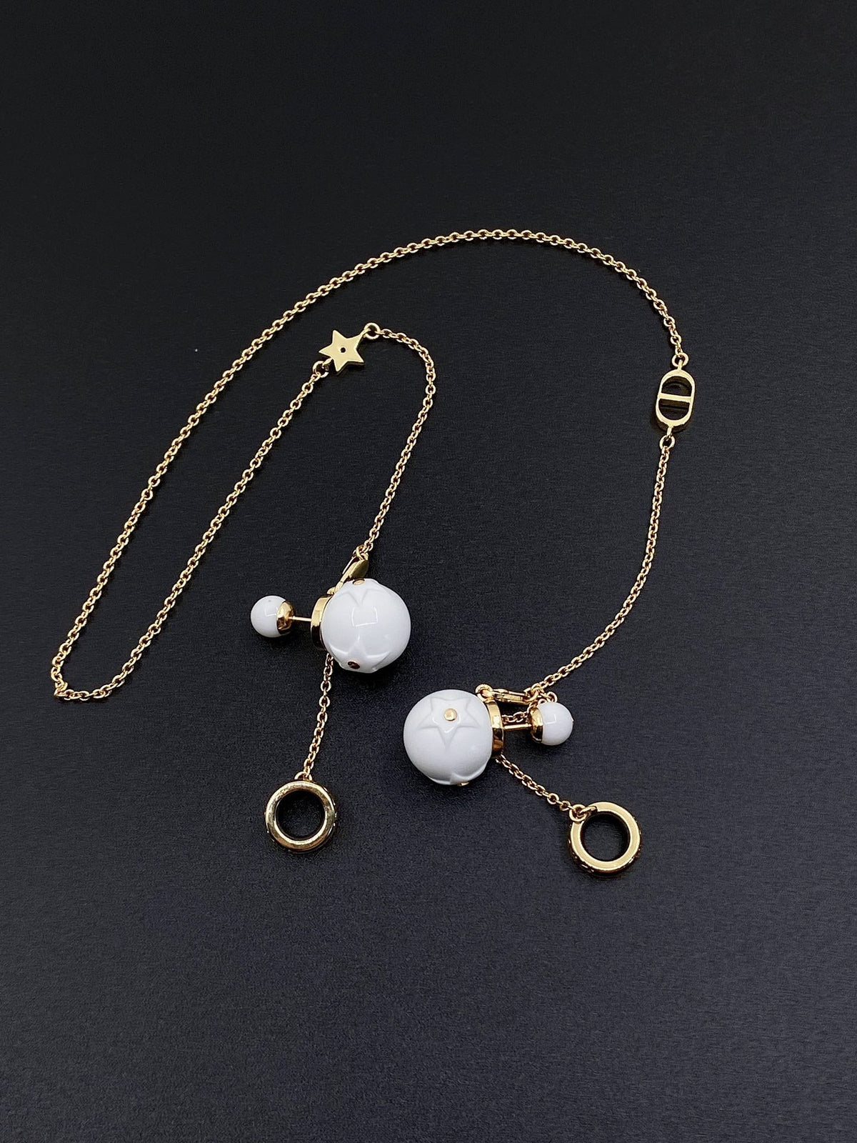 2022 New cd Earphone Earrings Necklace
