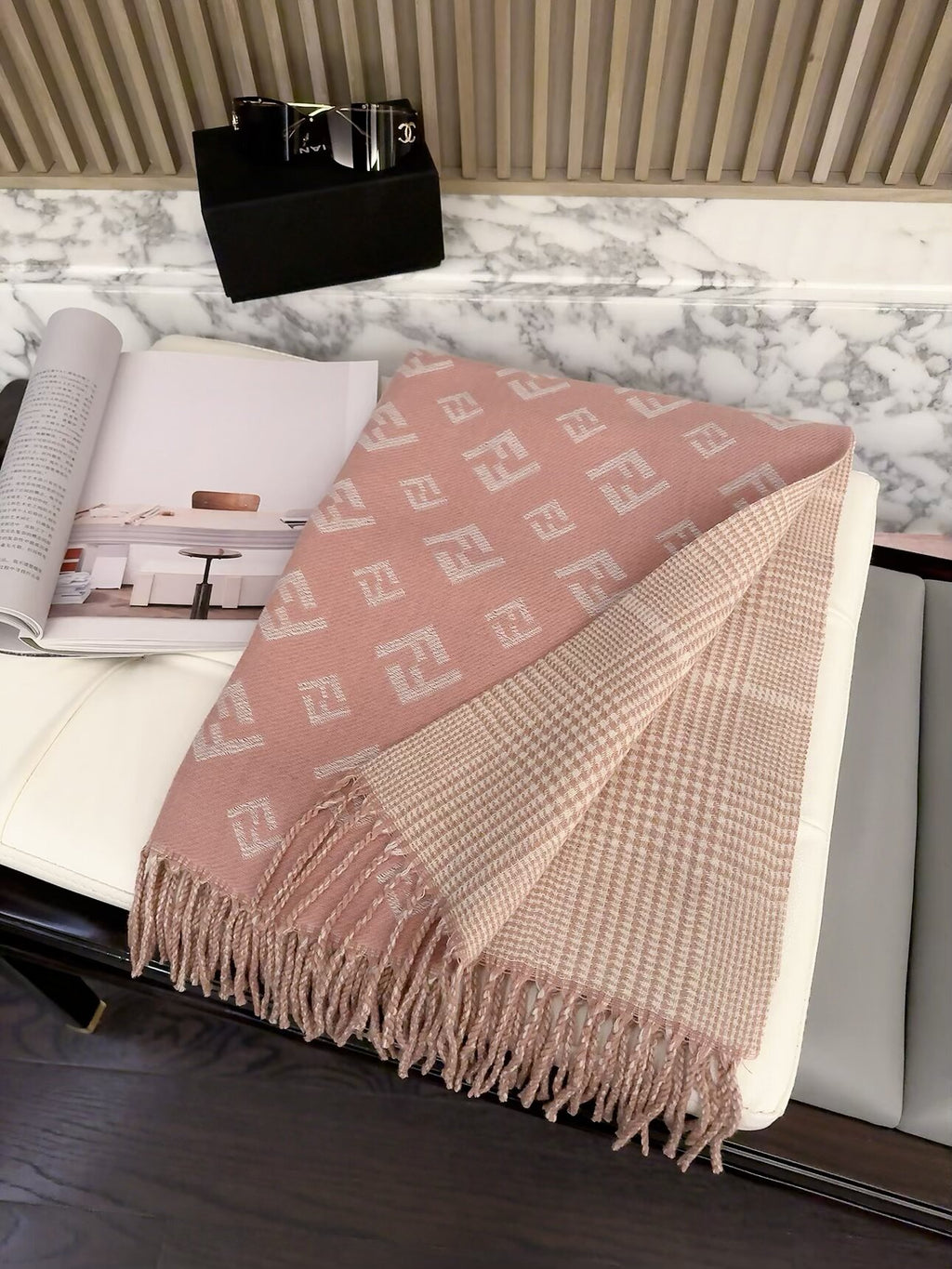 ✨ 2026 New Double-Sided Cashmere Scarf – Two Patterns, Two Styles 💥