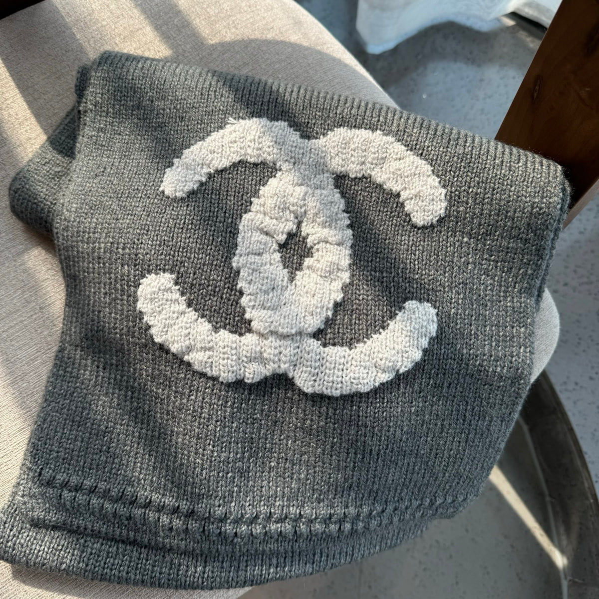 Luxury 100% Cashmere Knit Scarf – Soft Elegant Color Palette, 32 × 170 cm