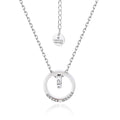 Creative Double Ring Necklace