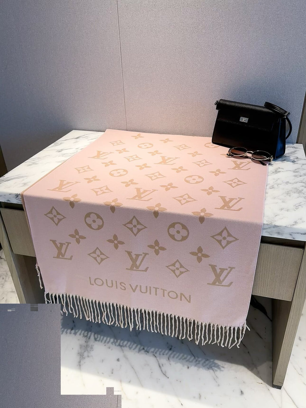 2026 New Classic Pattern Cashmere Scarf – Thickened Soft Cashmere, Elegant Fringe, Versatile Wrap