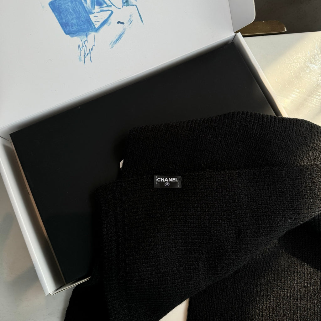 Luxury 100% Cashmere Knit Scarf – Soft Elegant Color Palette, 32 × 170 cm