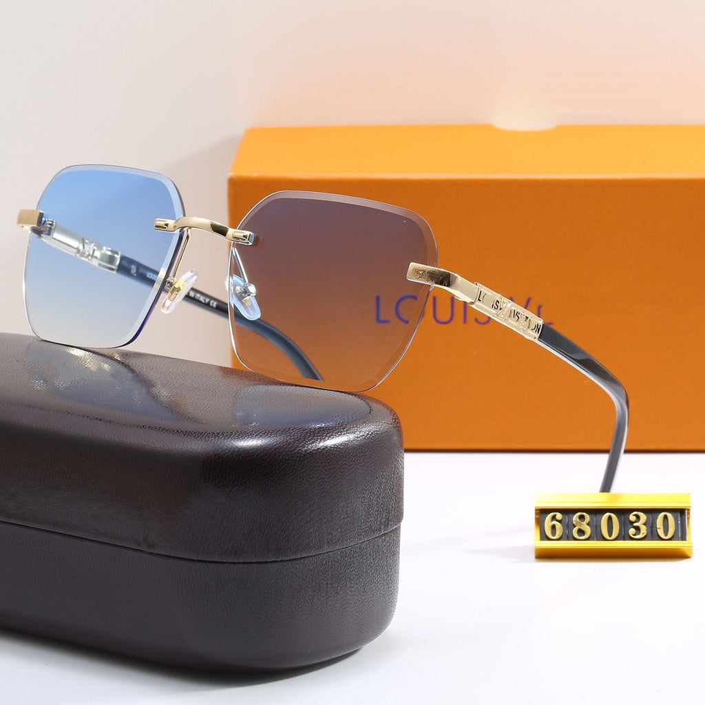 New Square Double Bridge Sunglasses