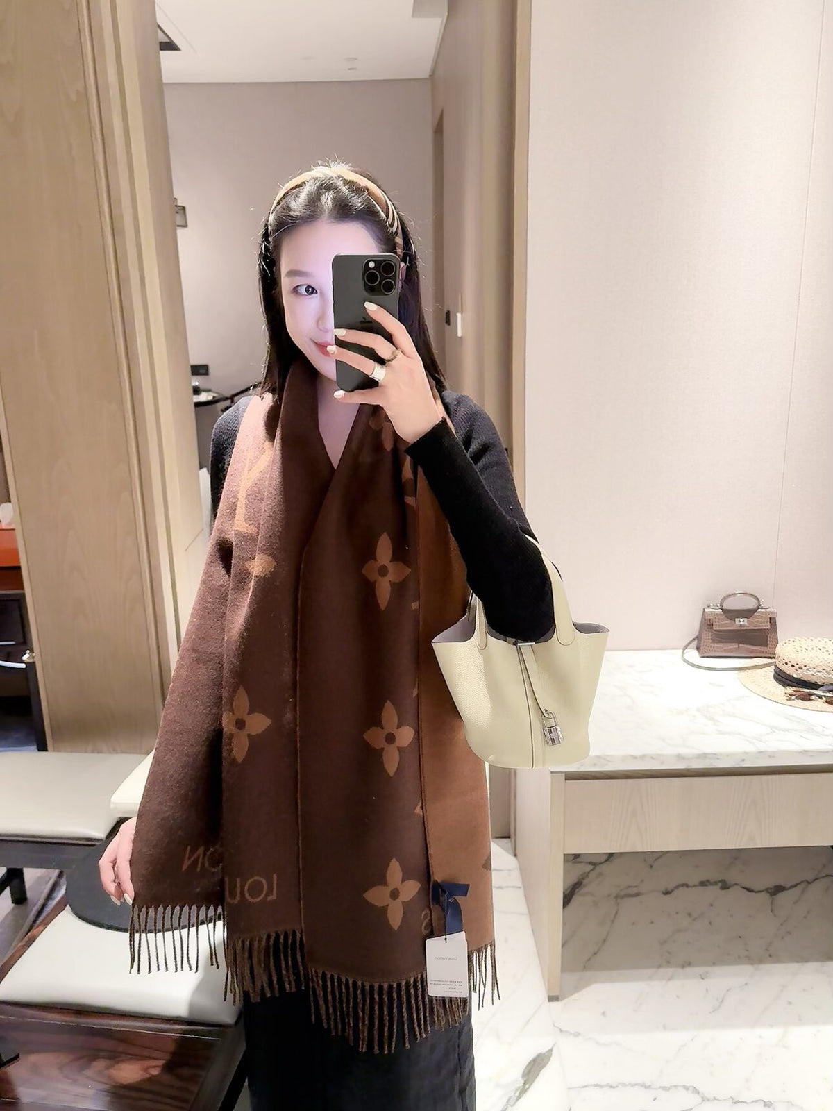 2026 New Oversized Jacquard Cashmere Scarf