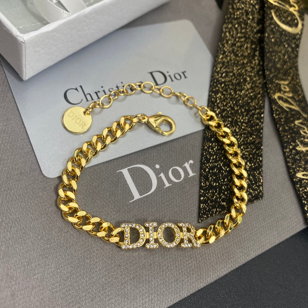 Classic Logo Letter Bracelet