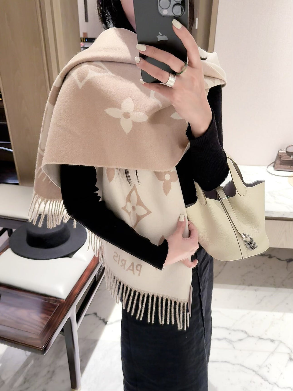 2026 New Oversized Jacquard Cashmere Scarf
