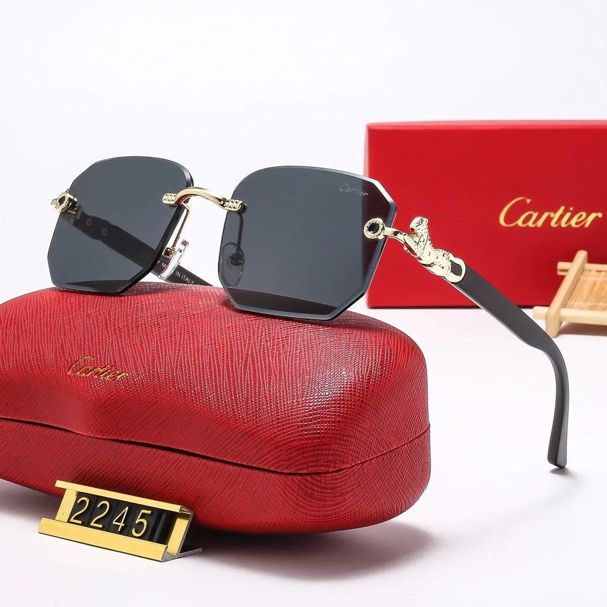 7 Colors Fashion frameless square Sunglasses 2245