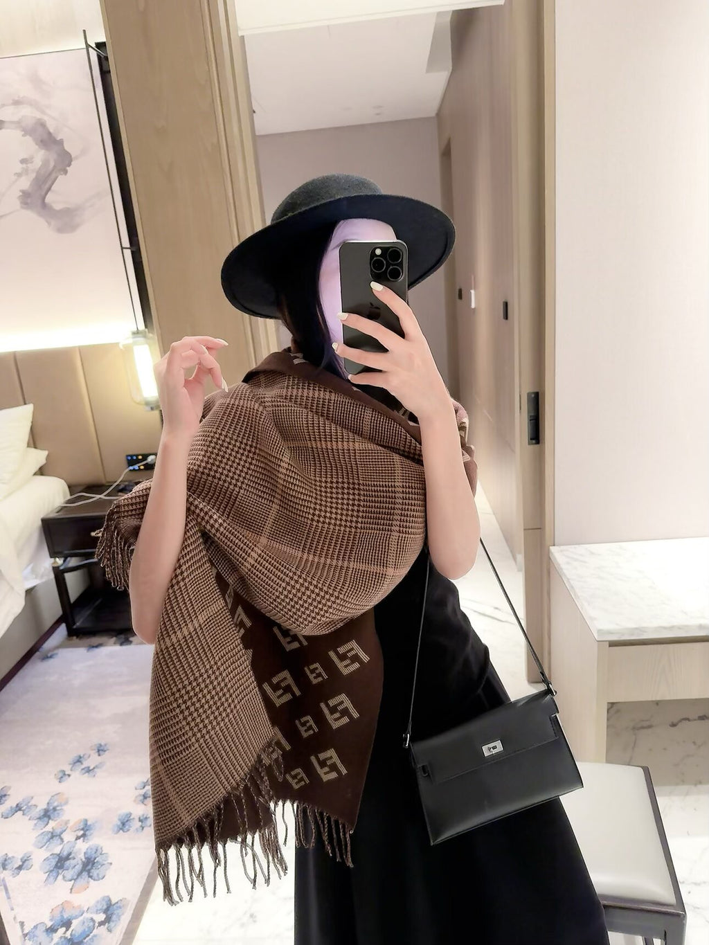 ✨ 2026 New Double-Sided Cashmere Scarf – Two Patterns, Two Styles 💥