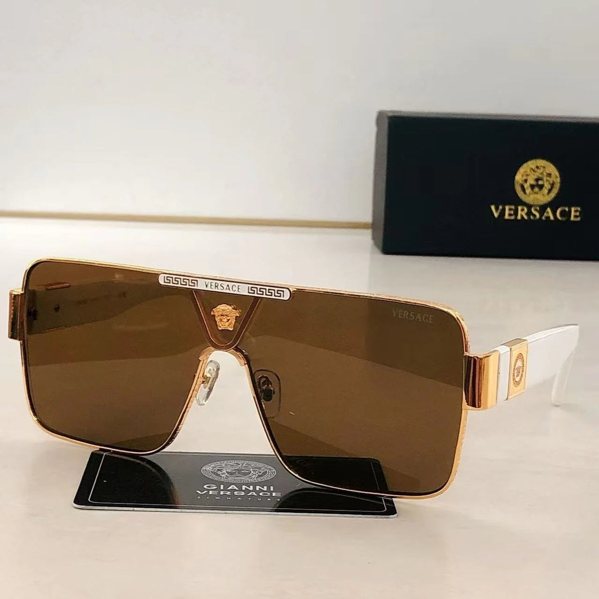 European and American style UV-protective metal sunglasses