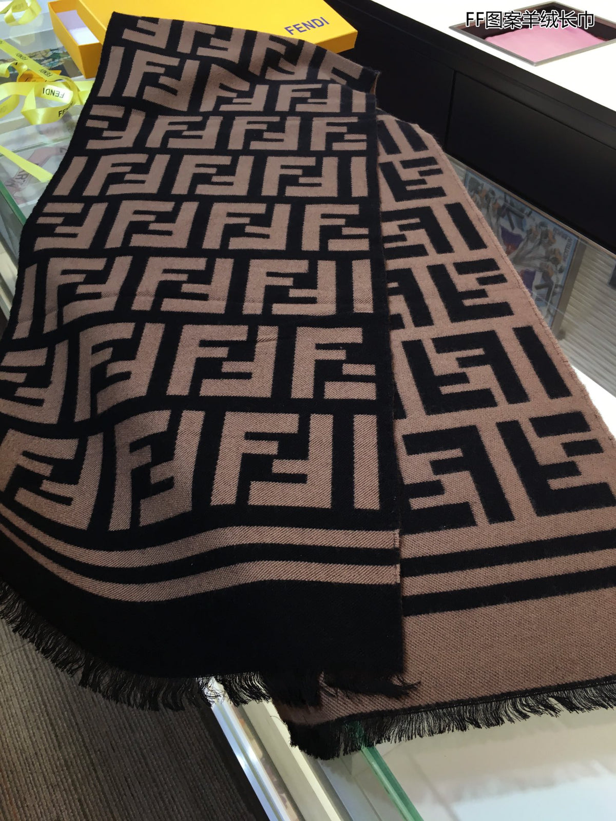 💖✨😘👍 New Geometric Jacquard Wool & Silk Long Scarf 💟