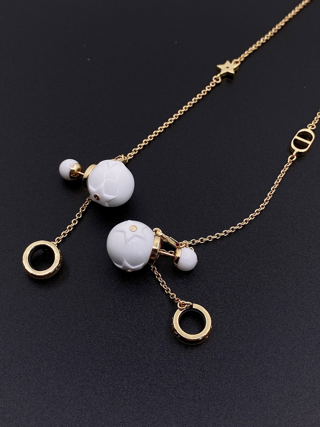 2022 New cd Earphone Earrings Necklace