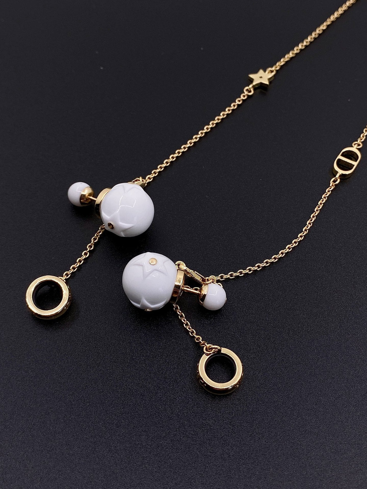 2022 New cd Earphone Earrings Necklace