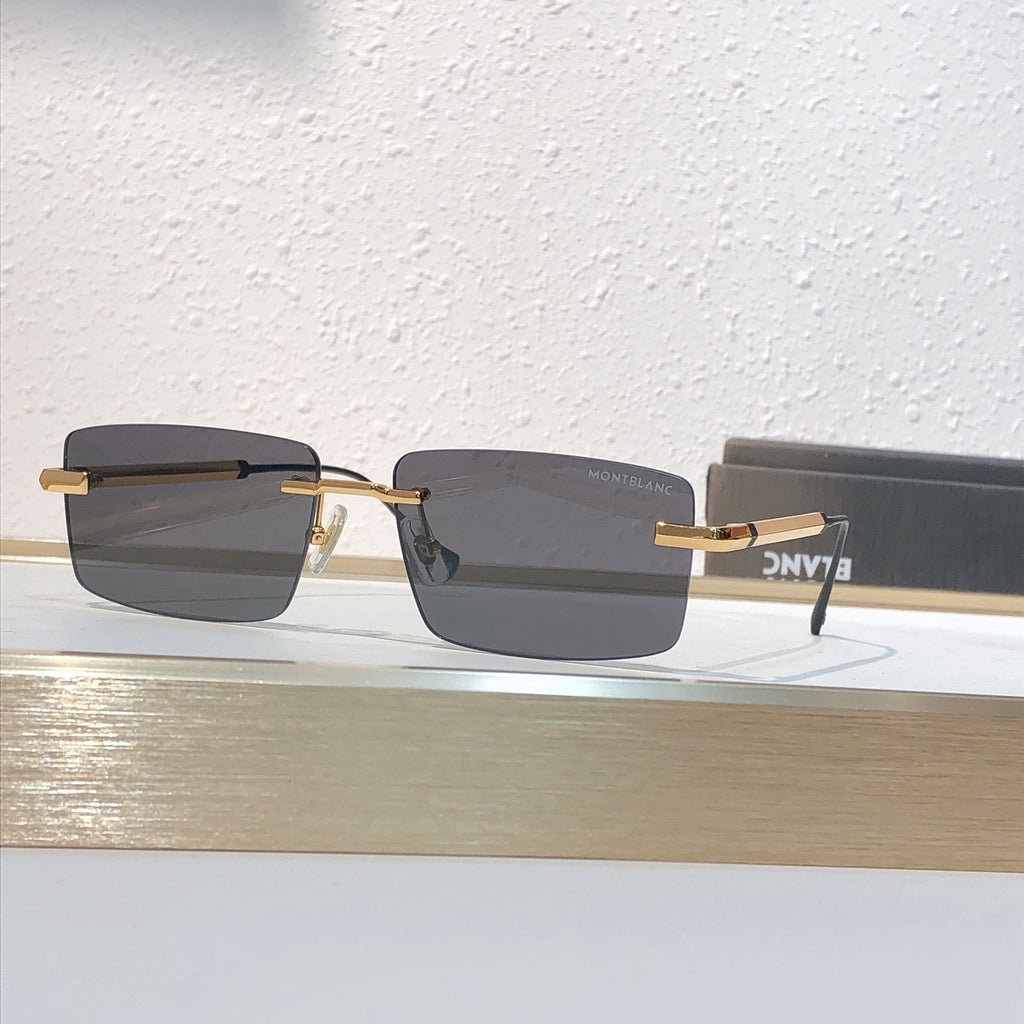 6 Color Rimless Rectangular Sunglasses - MB7171S