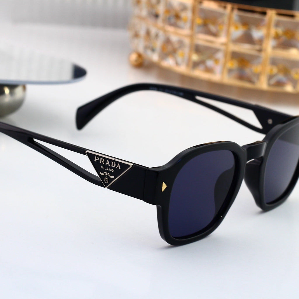Polarized Sunglasses Personality Rivet Small Round Frame Sunglasses 3337