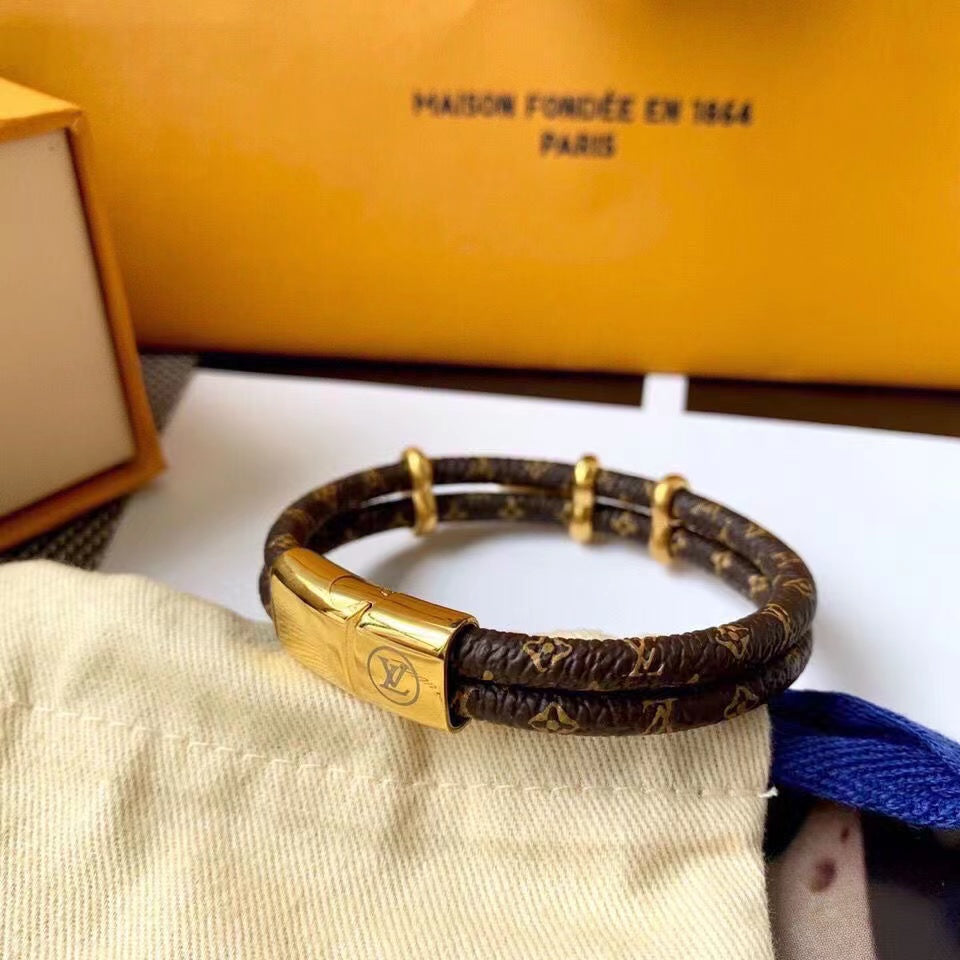 Double Ring Lock Scalp Bracelet