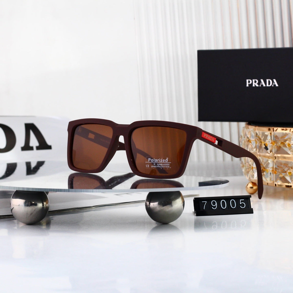 Polarized Sunglasses Fashion Square Frame Sunglasses 79005
