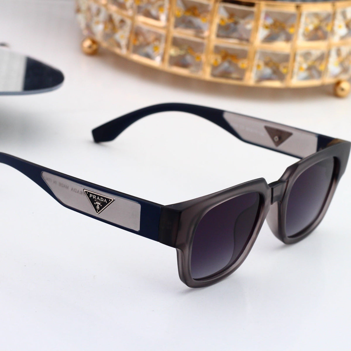 Casual Metal Polygon Sunglasses Fashion Streetwear 3331
