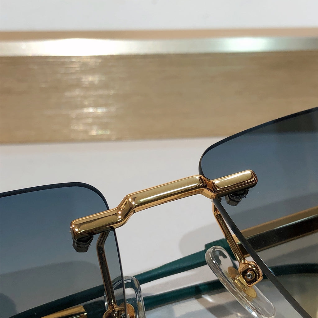 6 Color Rimless Rectangular Sunglasses - MB7171S