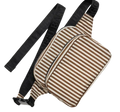 brown stripe: fanny pack