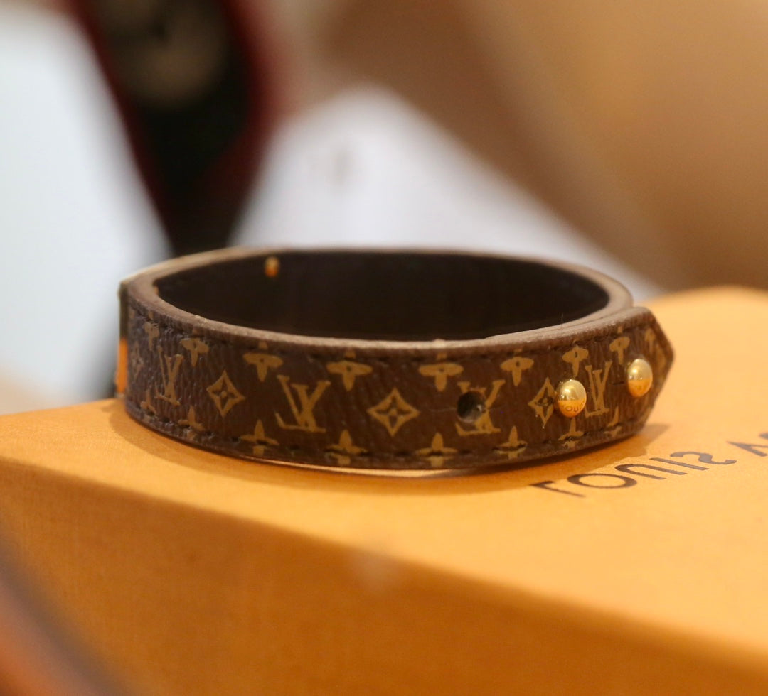 Embossed Leather Bracelet