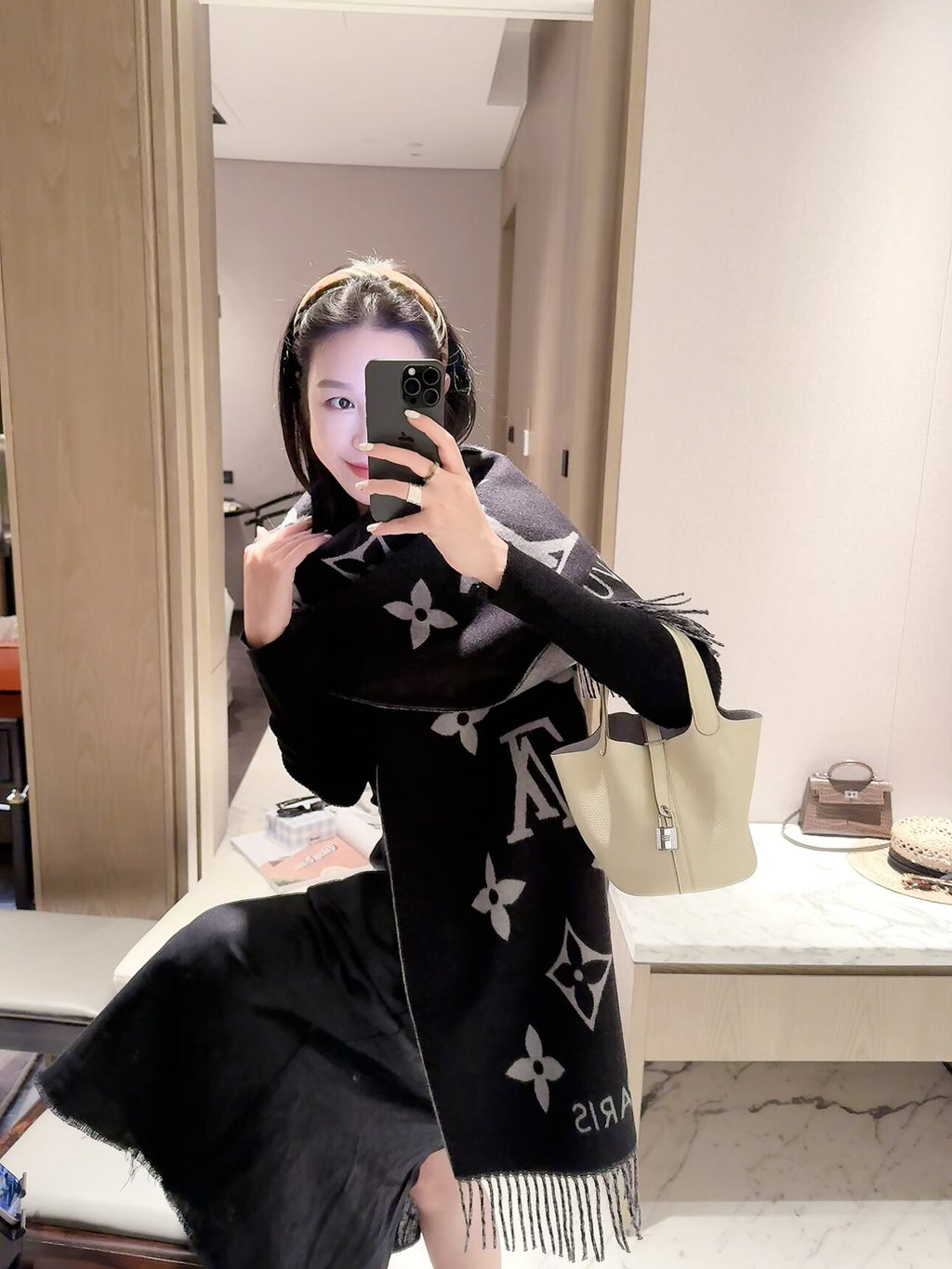 2026 New Oversized Jacquard Cashmere Scarf