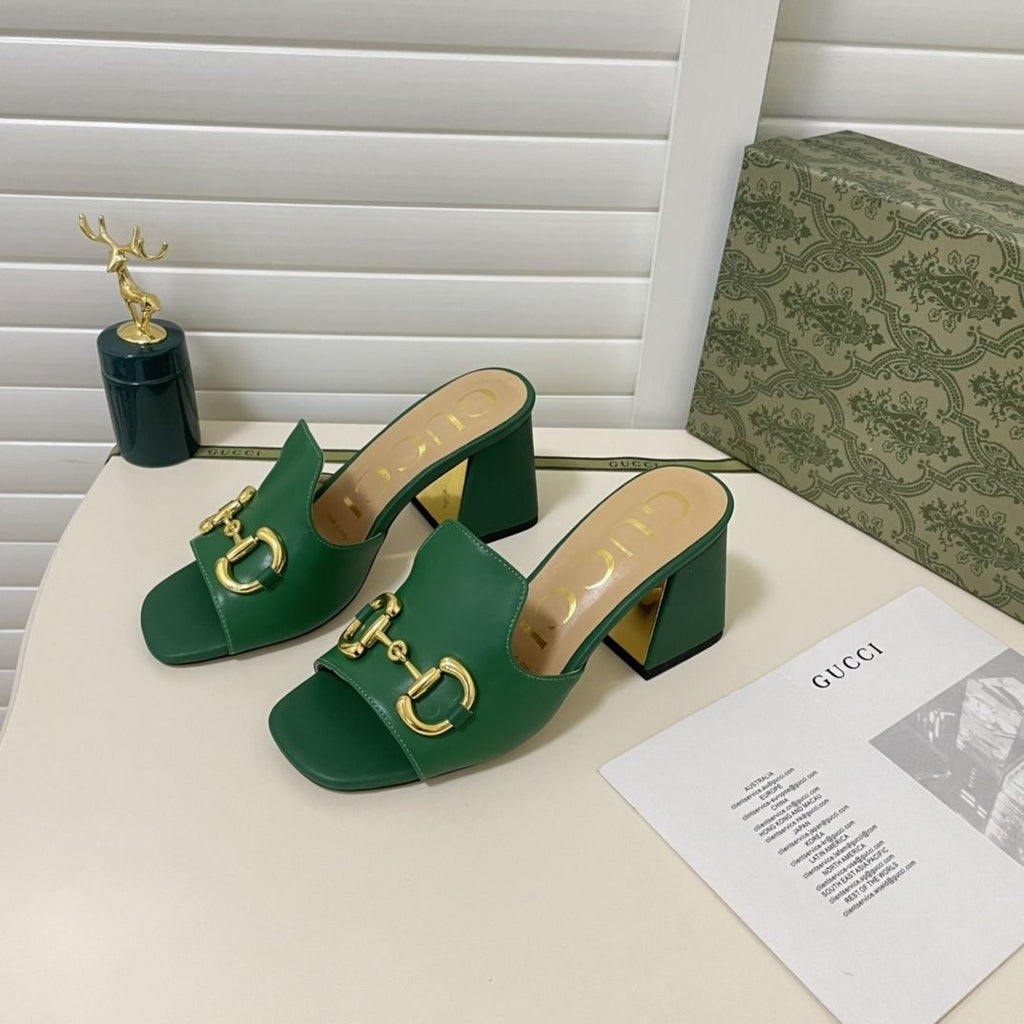 Horsebit High Heel Sandals