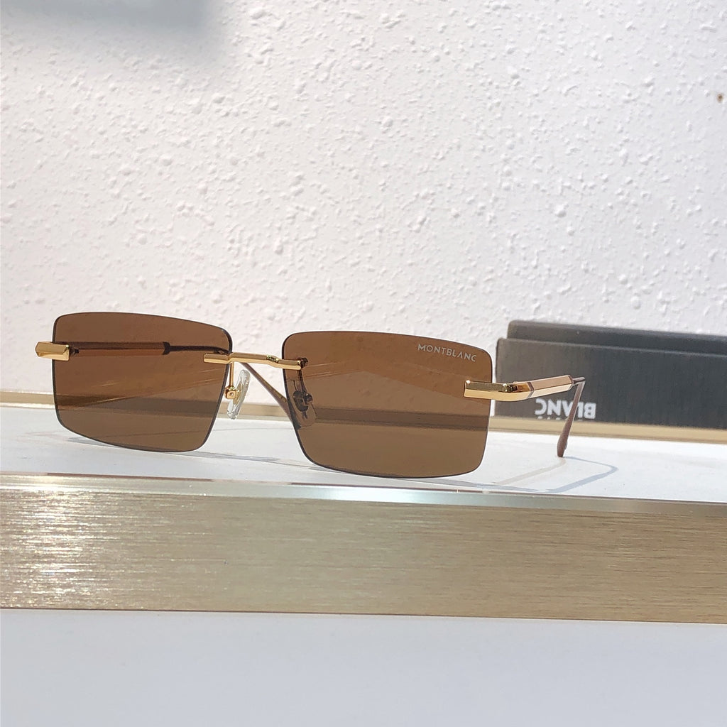 6 Color Rimless Rectangular Sunglasses - MB7171S