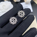 Temperament Full Diamond Earrings