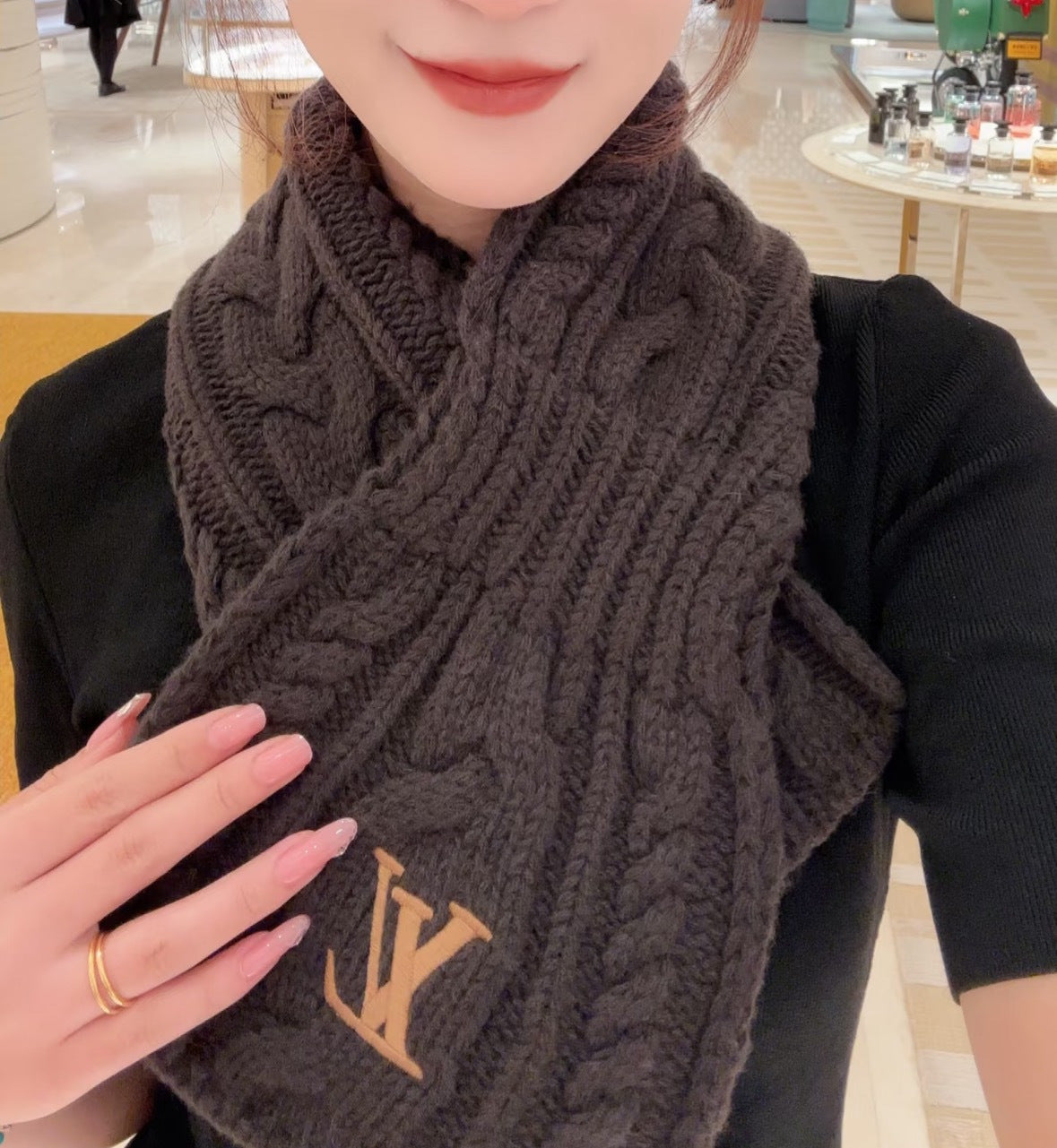 Never Freeze Wool Scarf – 100% Wool Warm Neck Wrap, 135 × 20 cm