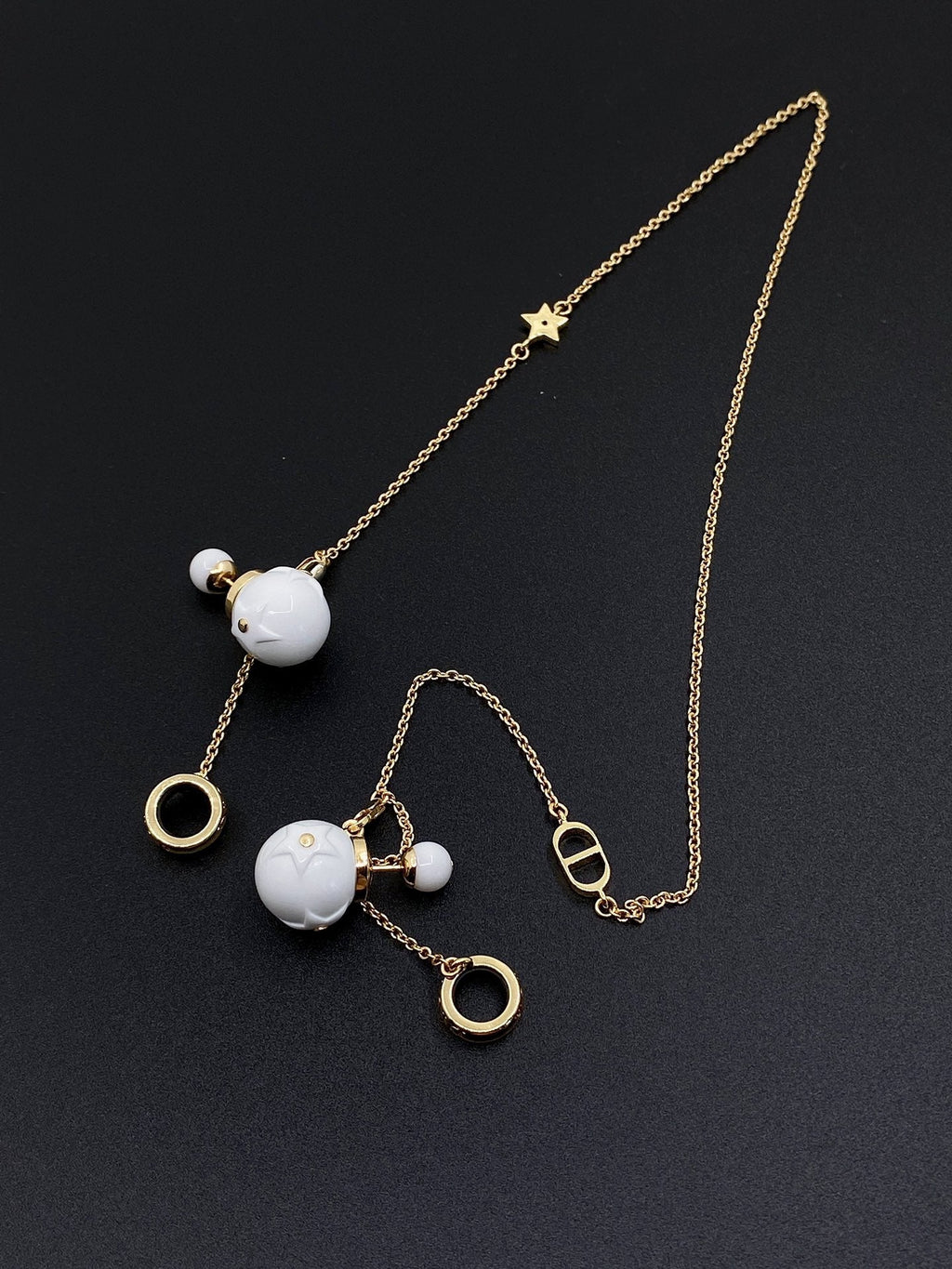 2022 New cd Earphone Earrings Necklace