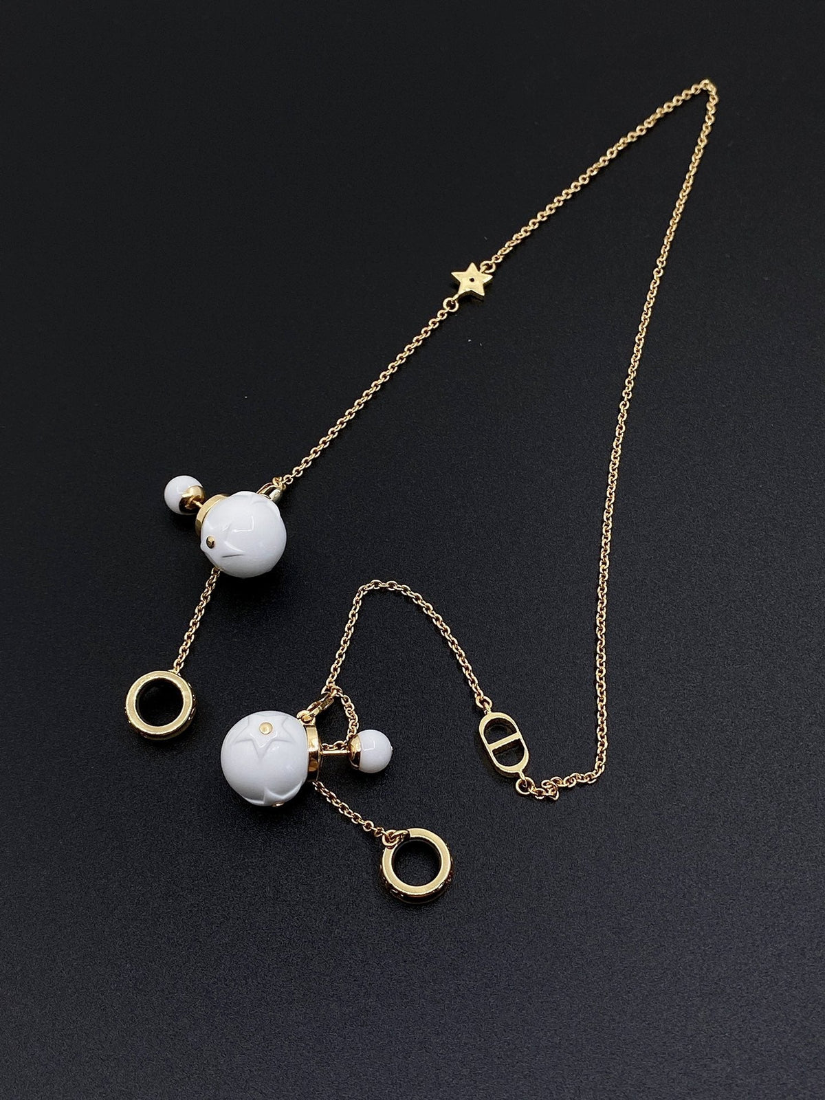2022 New cd Earphone Earrings Necklace